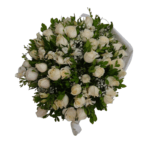 Buquê Esplendor de 48 Rosas Brancas - Imagem 2