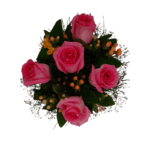 Quinteto de Rosas na Jarra - Imagem 2