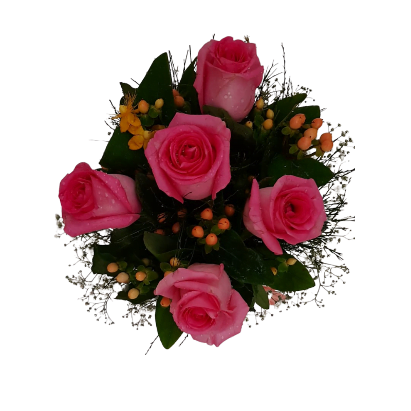 2 Quinteto de Rosas na Jarra - Imagem 2