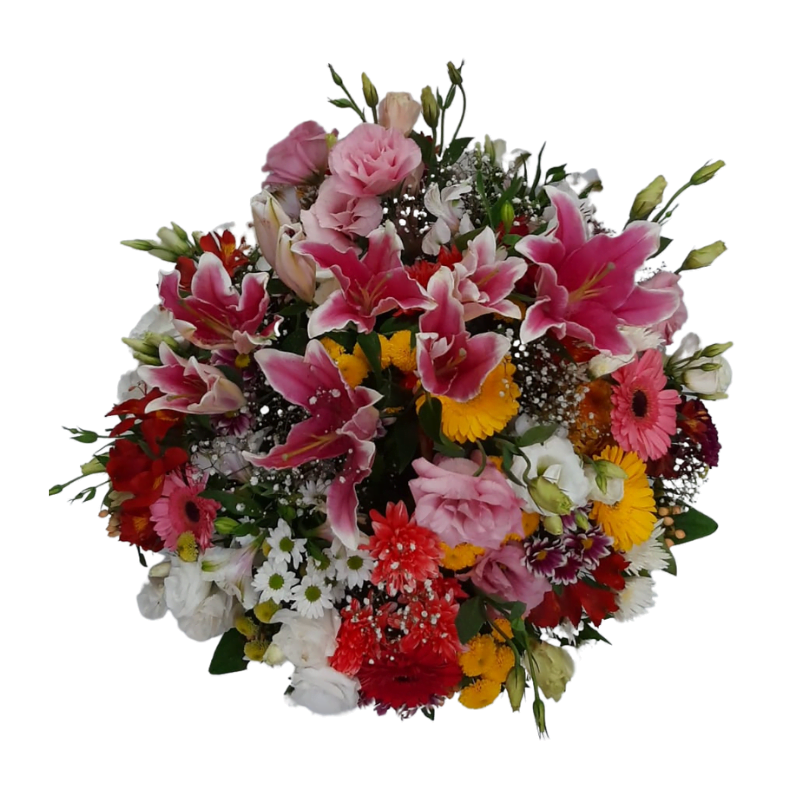 1 Cesta Luxo com Lírios