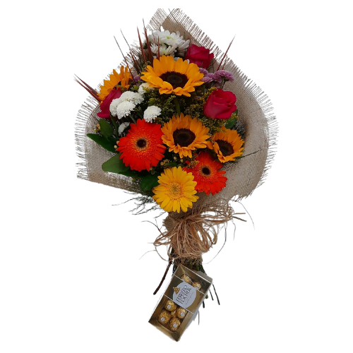 Buquê Leblon com Ferrero Buquê Leblon com Ferrero