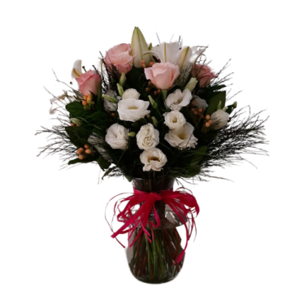 Jarra Maravilha, Lírios, Rosas e Lisianthus