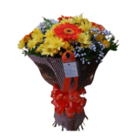 Buquê Verão Intenso – Flores de Campo com Gérberas