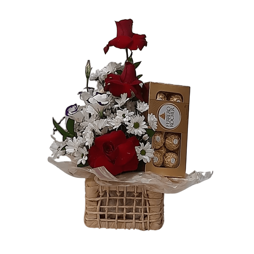 Cestinha com Ferrero Cestinha com Ferrero